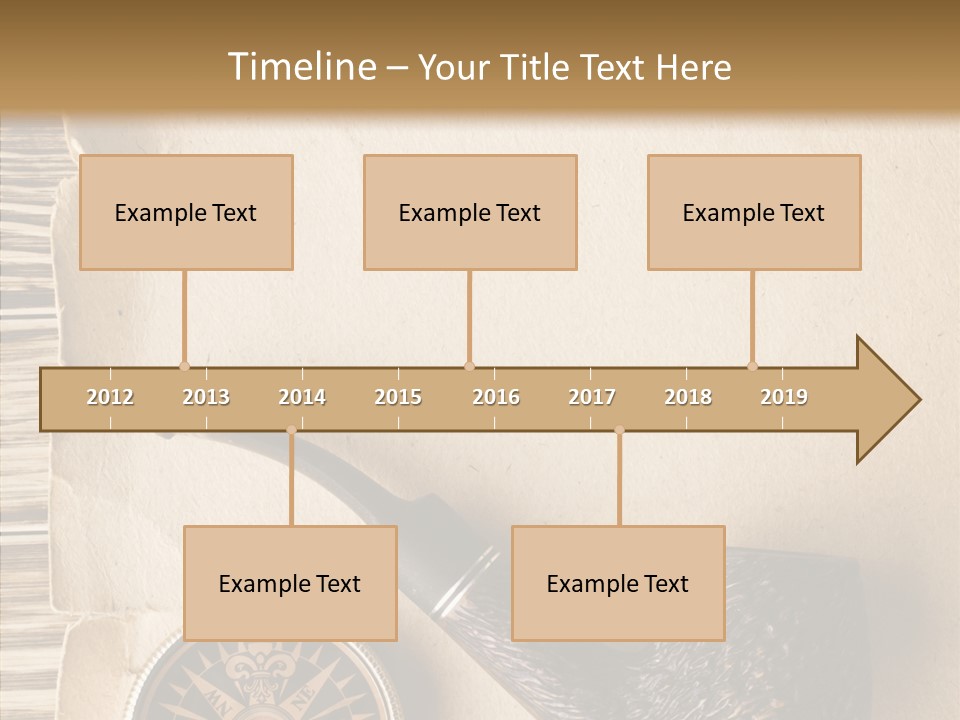 Travel World Parchment PowerPoint Template