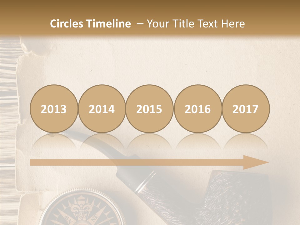 Travel World Parchment PowerPoint Template