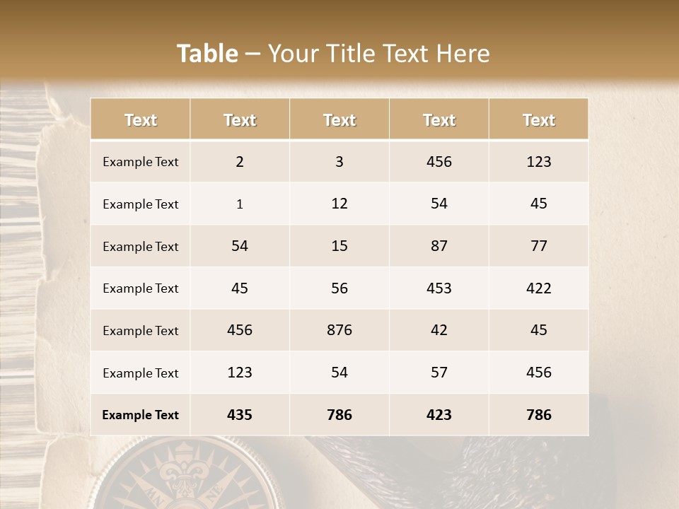 Travel World Parchment PowerPoint Template