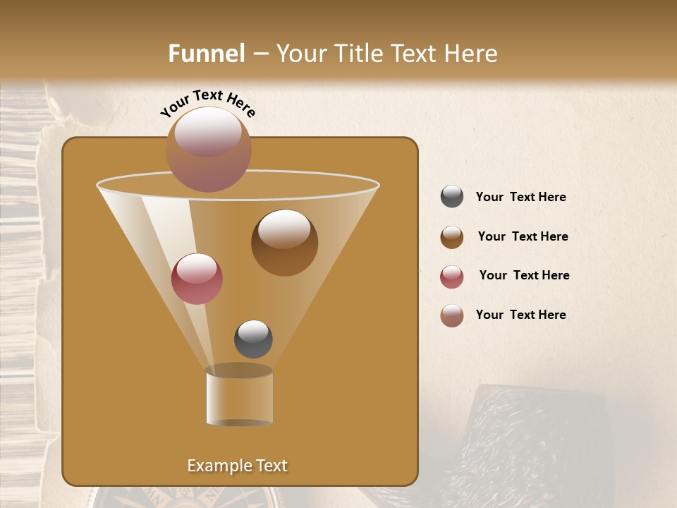 Travel World Parchment PowerPoint Template