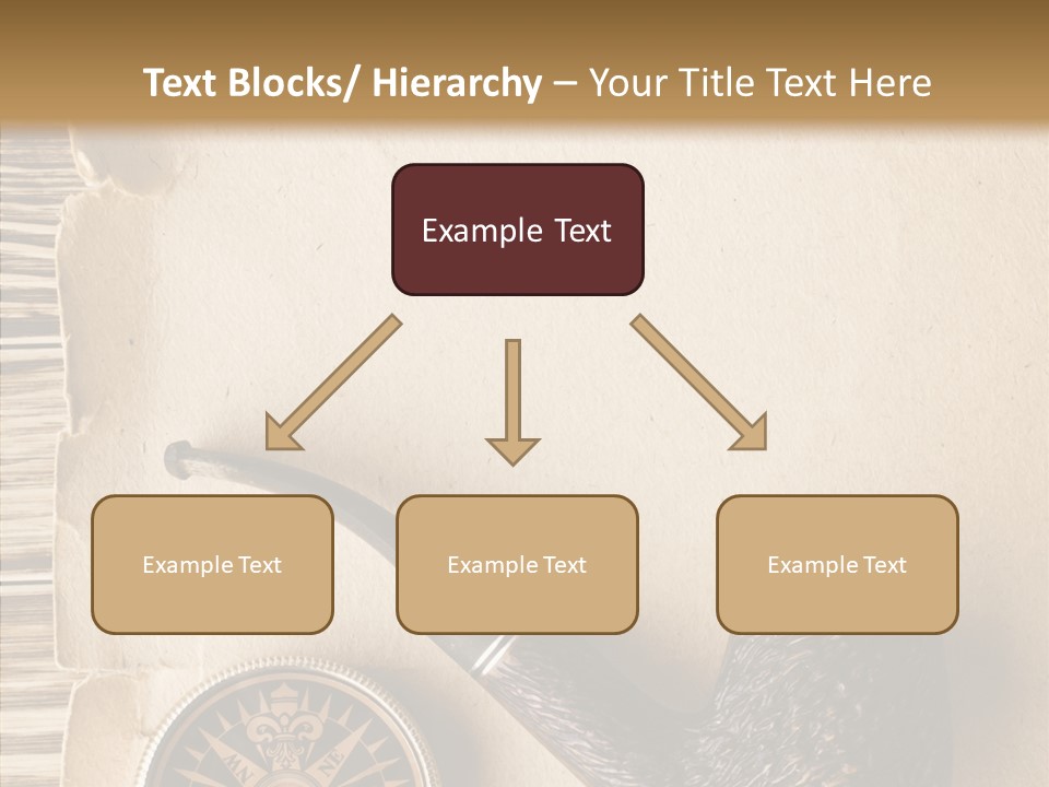 Travel World Parchment PowerPoint Template