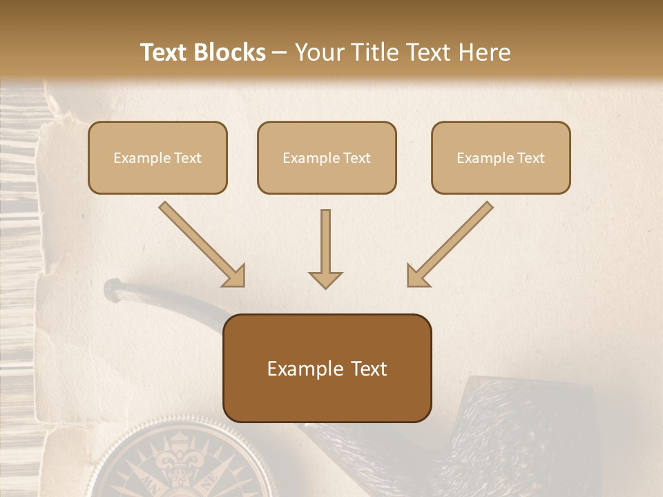 Travel World Parchment PowerPoint Template