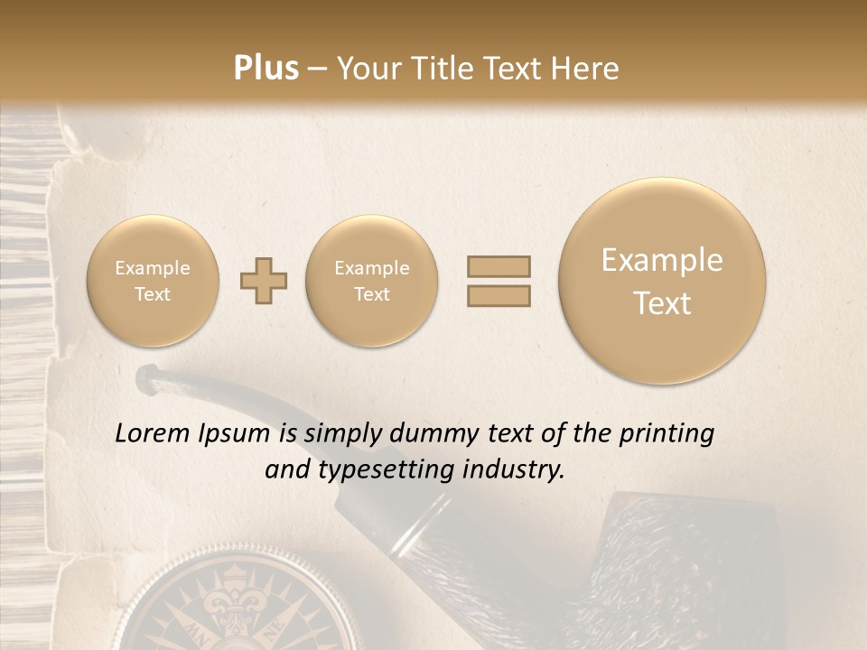Travel World Parchment PowerPoint Template