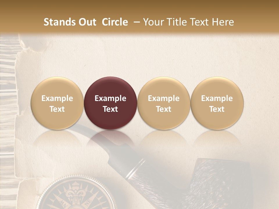 Travel World Parchment PowerPoint Template