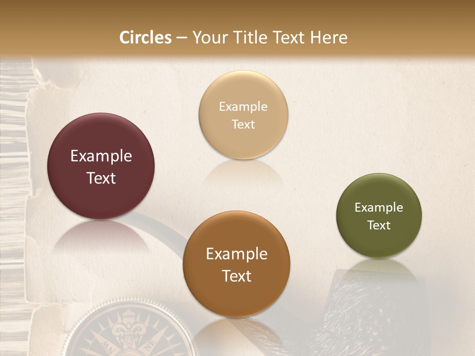 Travel World Parchment PowerPoint Template