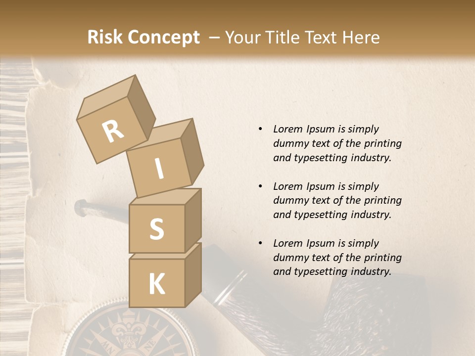 Travel World Parchment PowerPoint Template