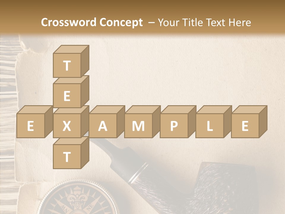 Travel World Parchment PowerPoint Template