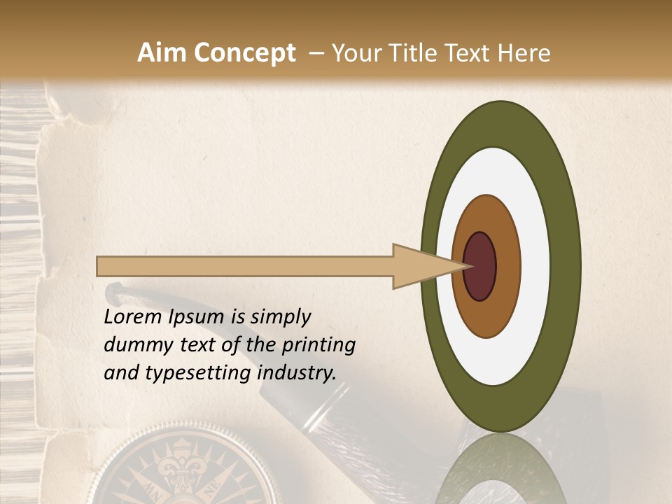 Travel World Parchment PowerPoint Template