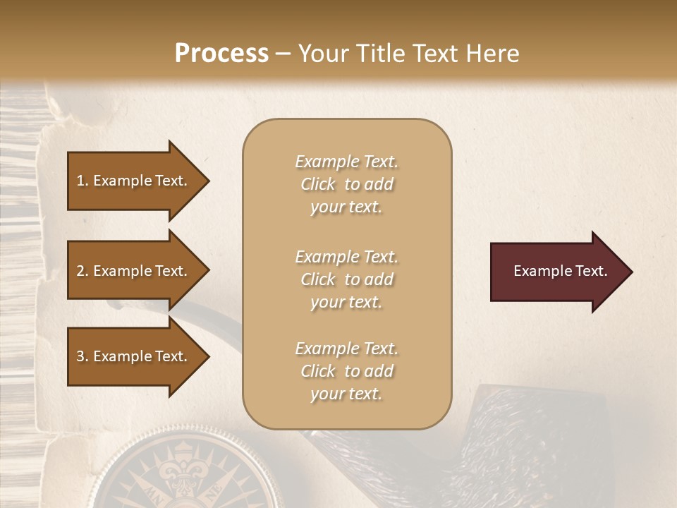 Travel World Parchment PowerPoint Template