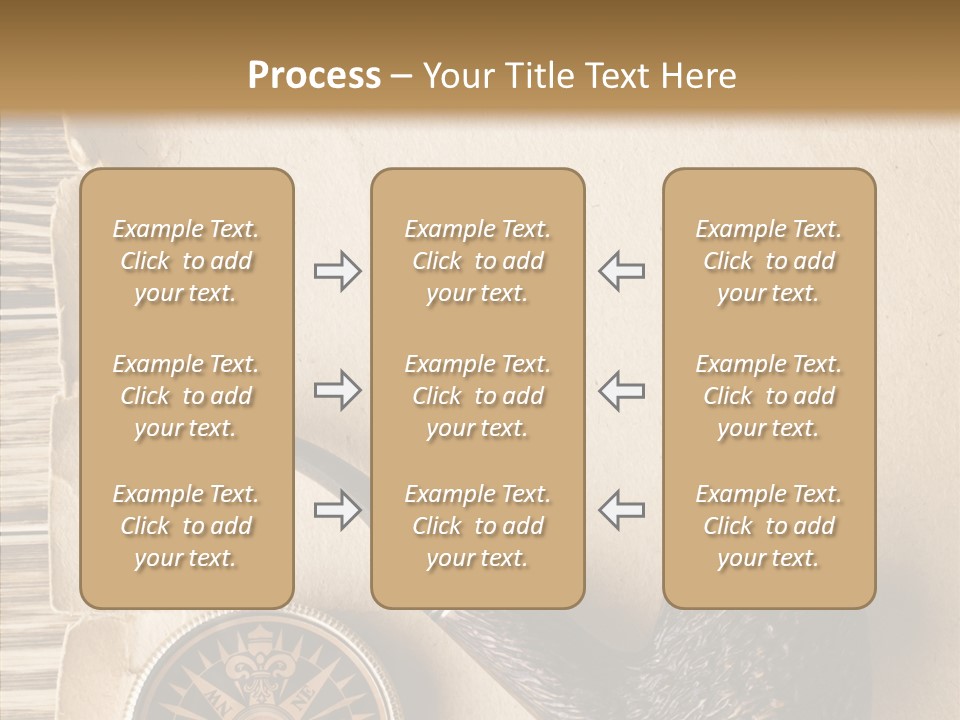 Travel World Parchment PowerPoint Template