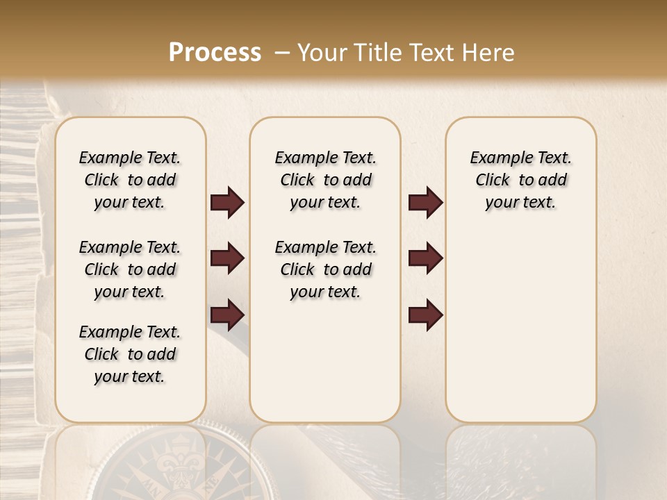 Travel World Parchment PowerPoint Template