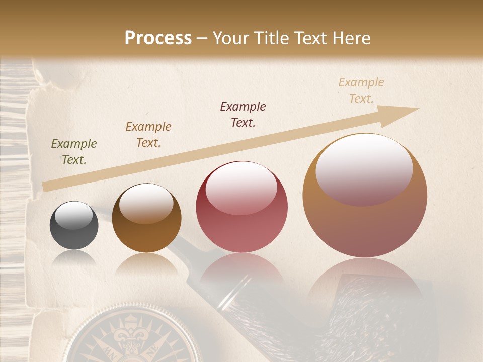 Travel World Parchment PowerPoint Template