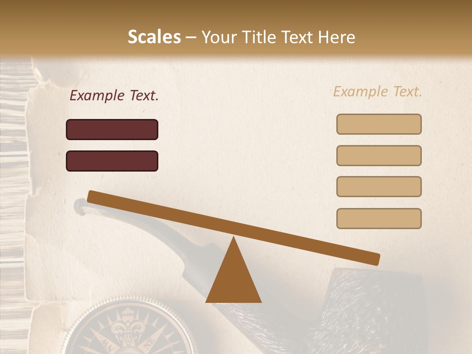 Travel World Parchment PowerPoint Template