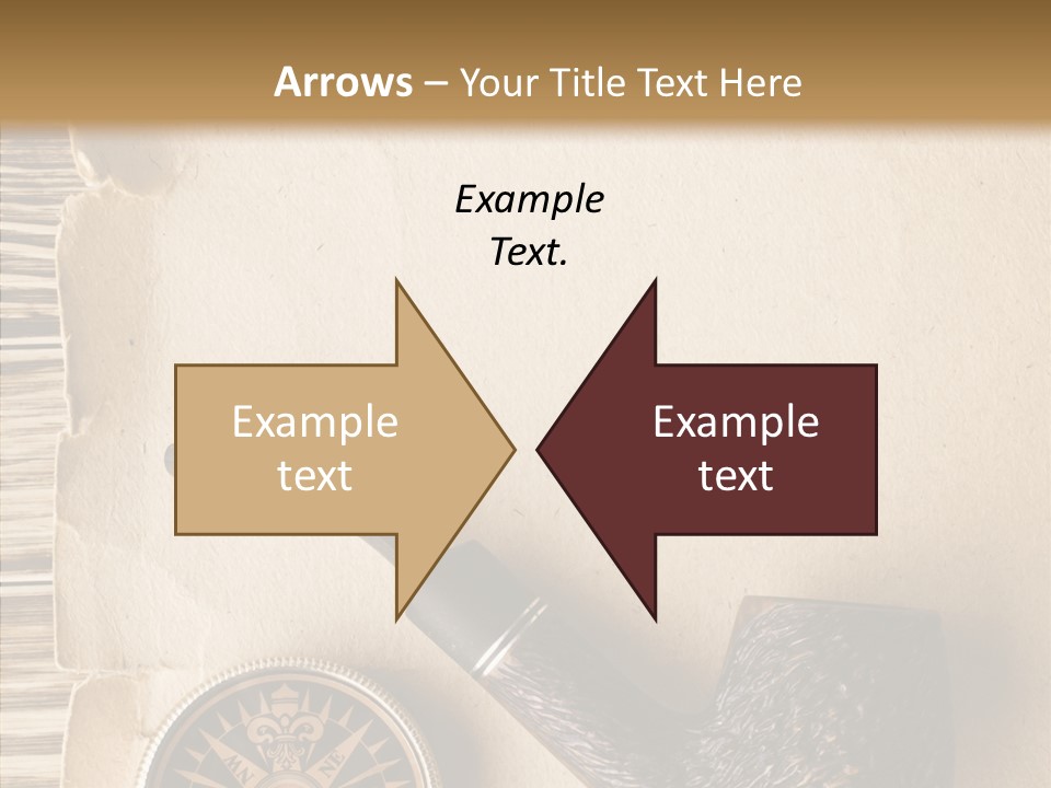 Travel World Parchment PowerPoint Template
