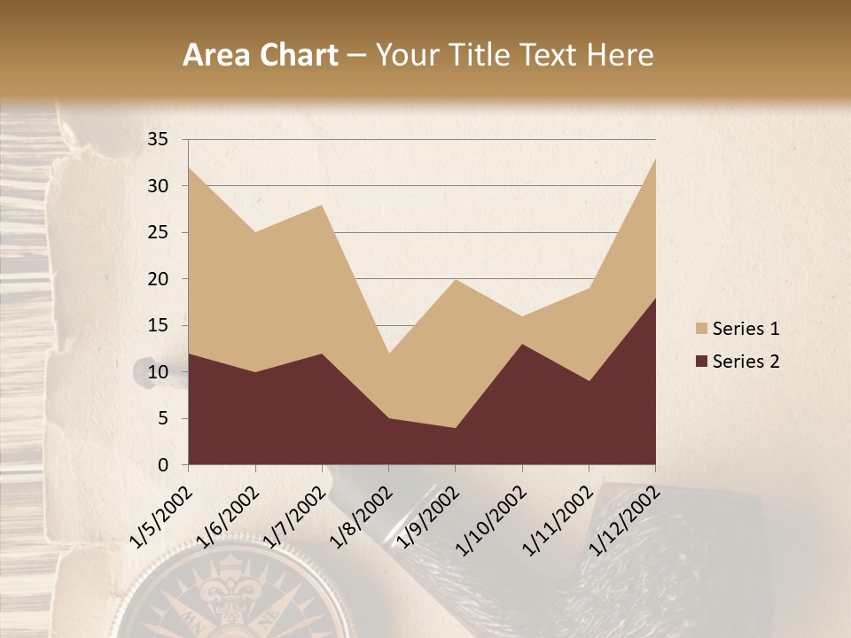 Travel World Parchment PowerPoint Template