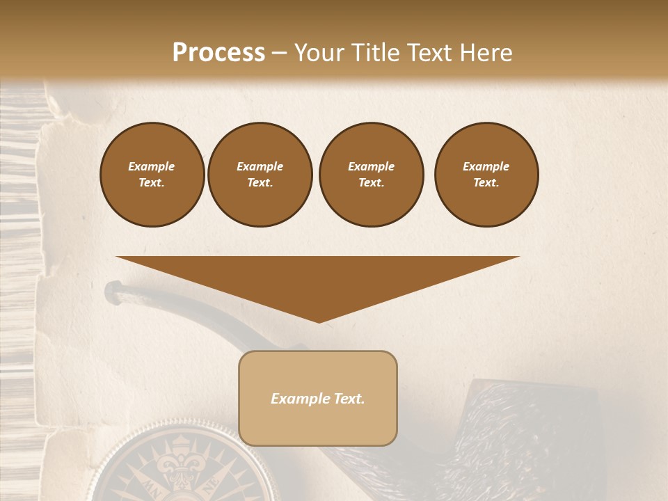 Travel World Parchment PowerPoint Template