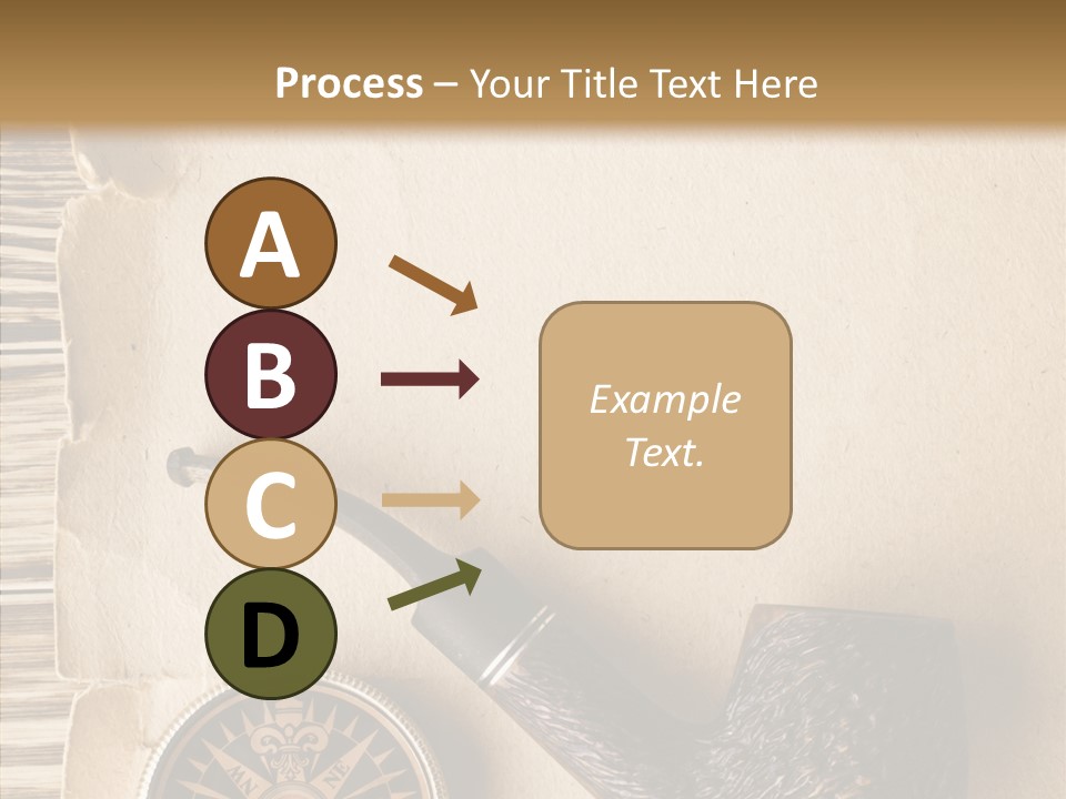 Travel World Parchment PowerPoint Template