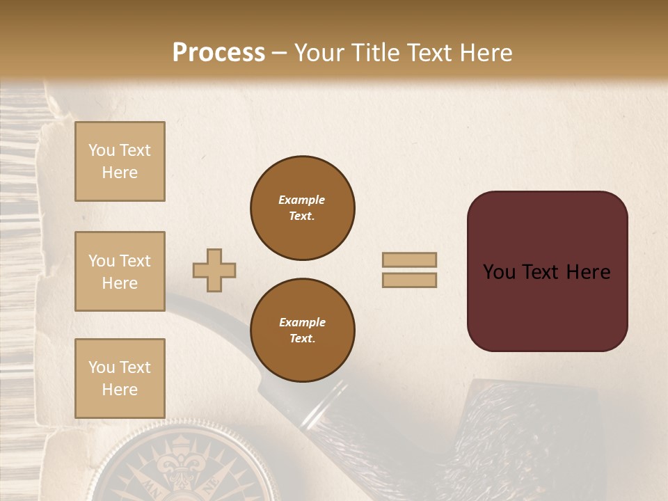 Travel World Parchment PowerPoint Template