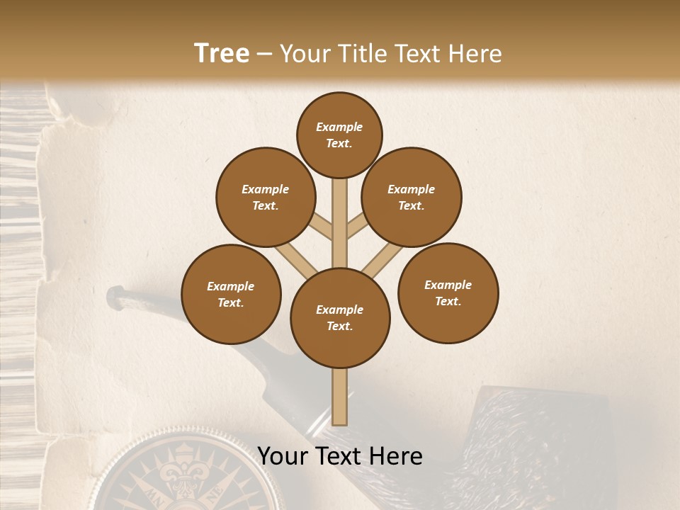 Travel World Parchment PowerPoint Template