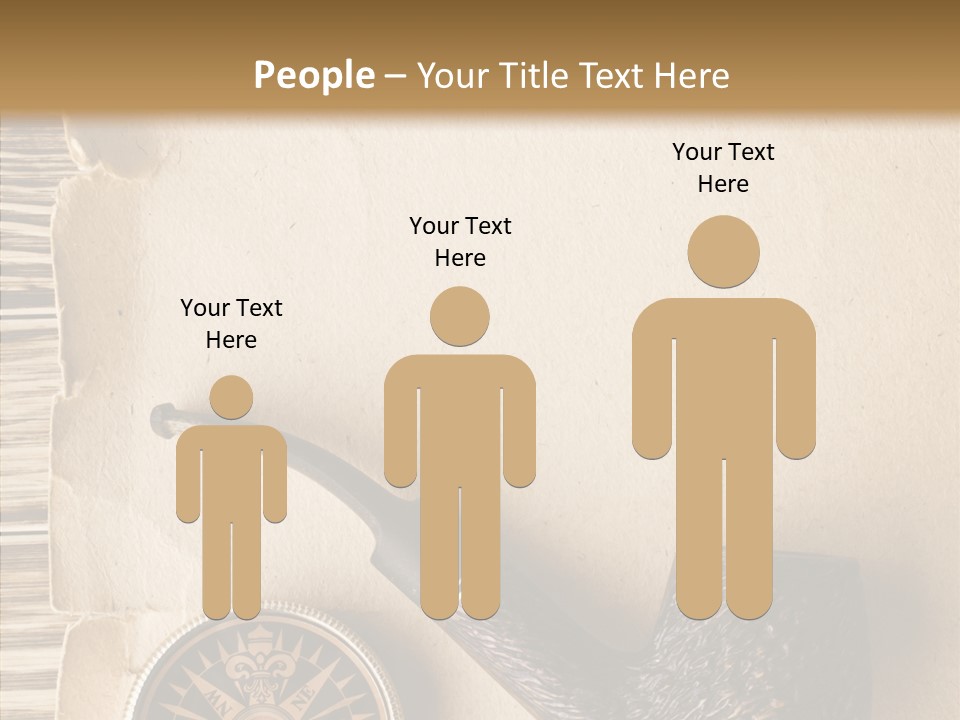 Travel World Parchment PowerPoint Template