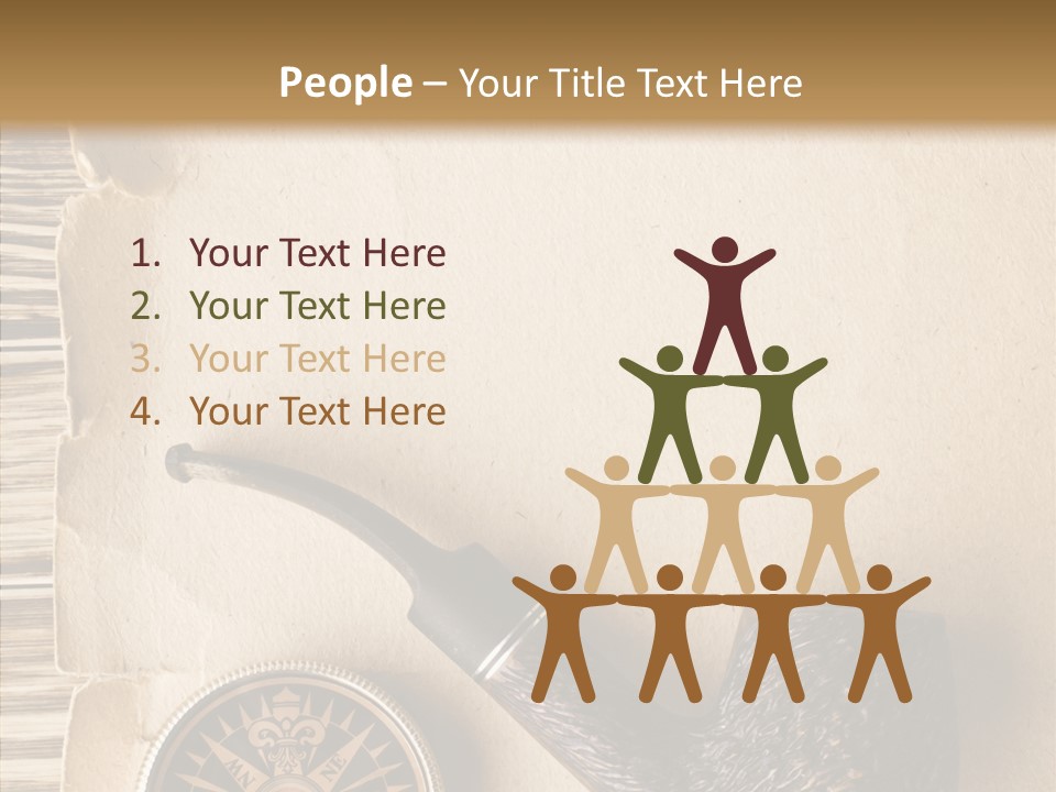 Travel World Parchment PowerPoint Template