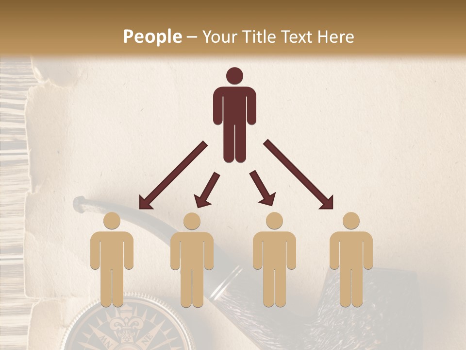 Travel World Parchment PowerPoint Template