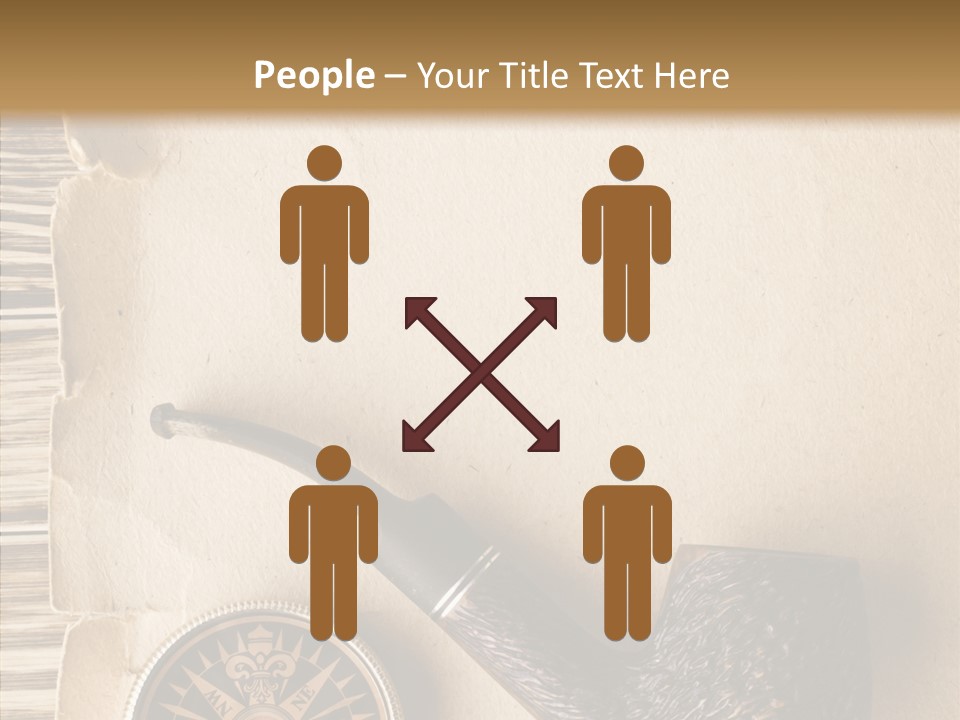 Travel World Parchment PowerPoint Template