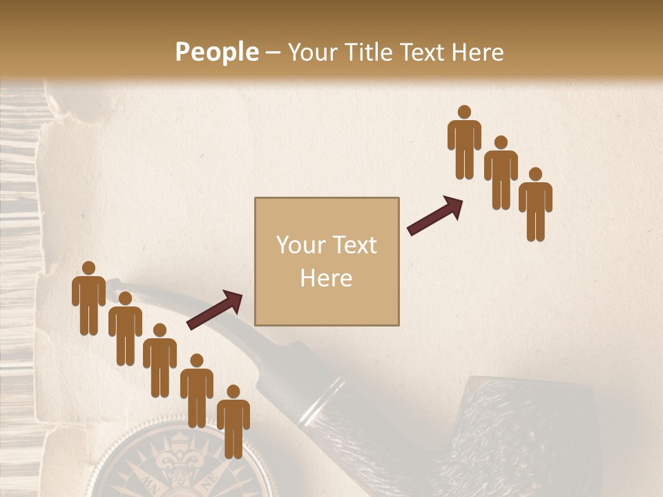 Travel World Parchment PowerPoint Template