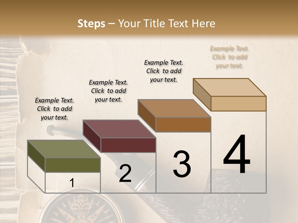 Travel World Parchment PowerPoint Template