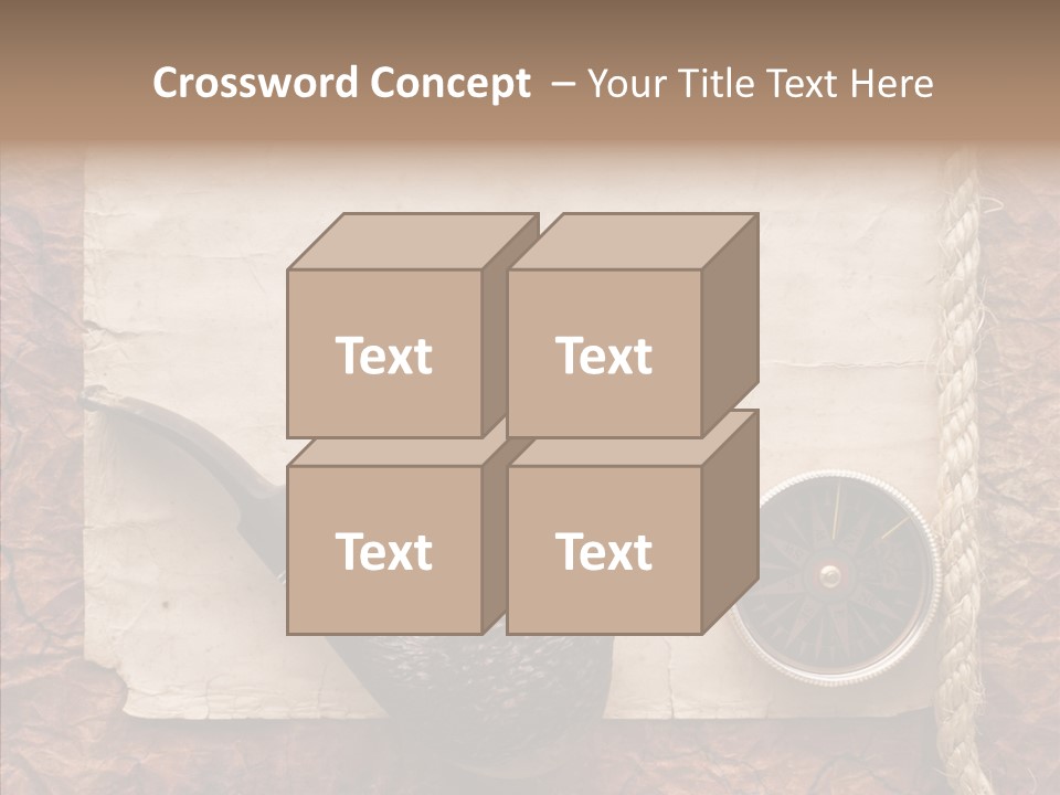 Explorer Retro Navigation PowerPoint Template