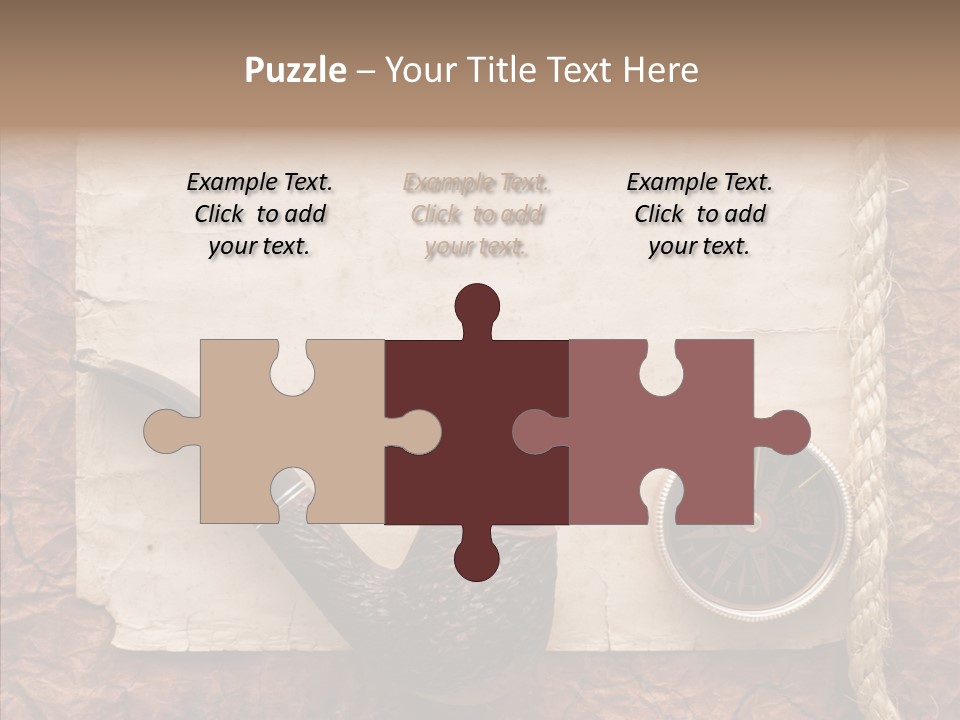 Explorer Retro Navigation PowerPoint Template