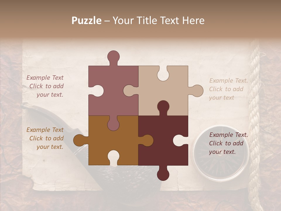 Explorer Retro Navigation PowerPoint Template