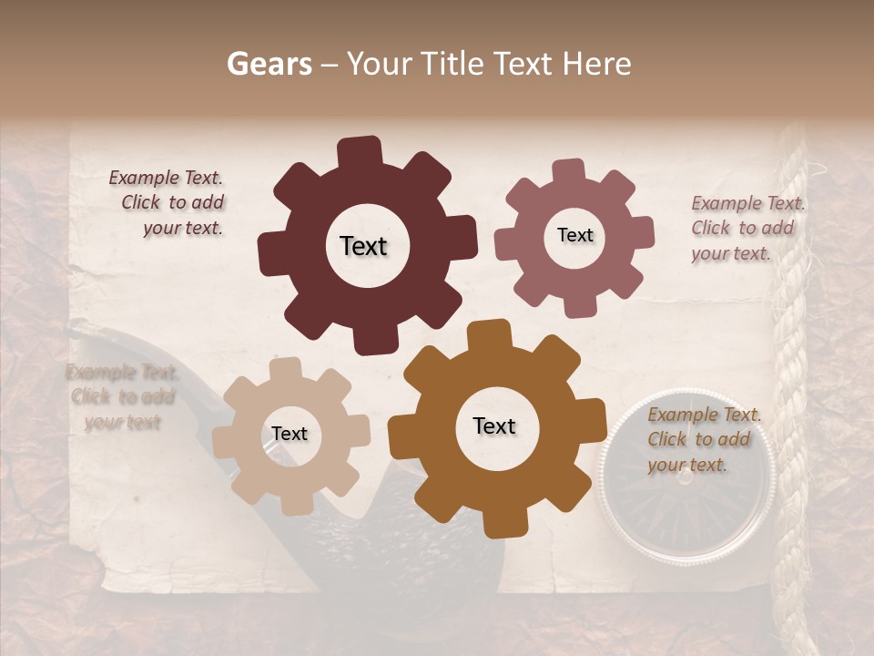 Explorer Retro Navigation PowerPoint Template