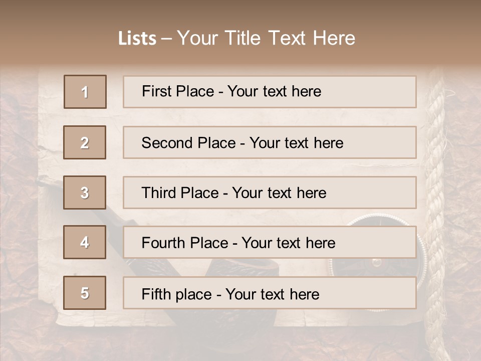 Explorer Retro Navigation PowerPoint Template