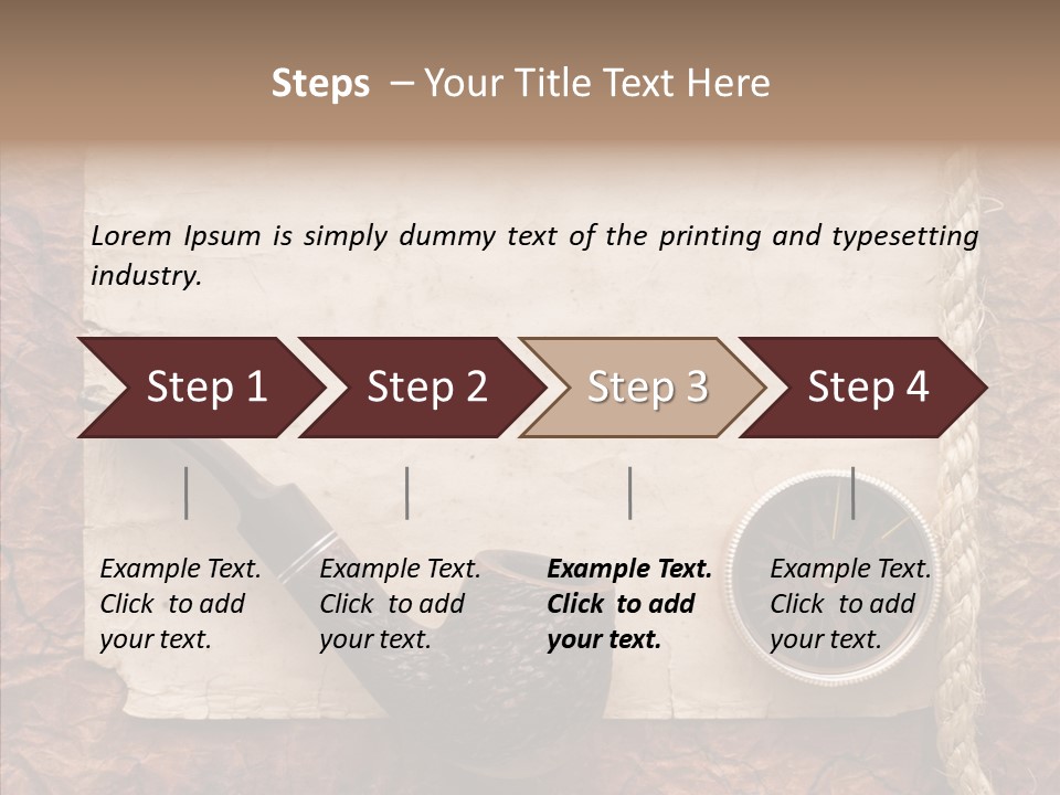 Explorer Retro Navigation PowerPoint Template