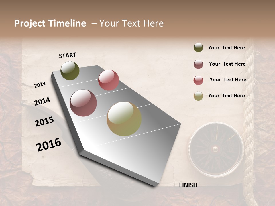 Explorer Retro Navigation PowerPoint Template