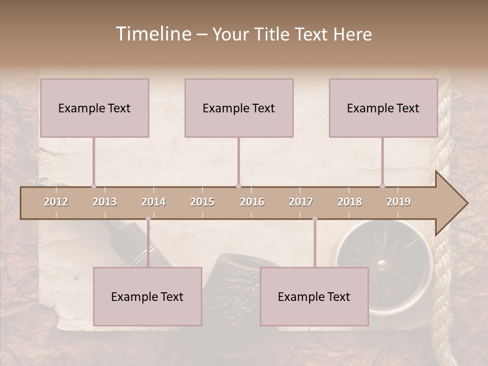 Explorer Retro Navigation PowerPoint Template