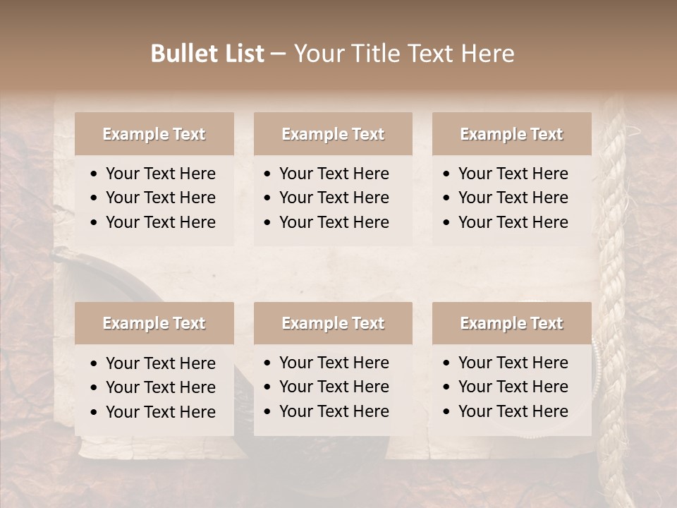 Explorer Retro Navigation PowerPoint Template