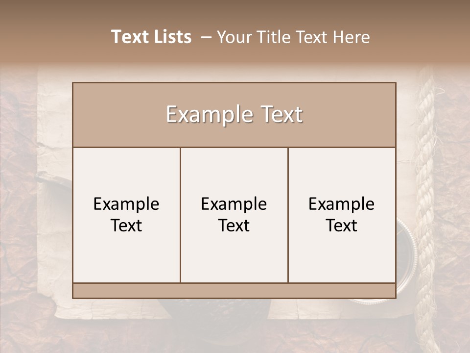 Explorer Retro Navigation PowerPoint Template