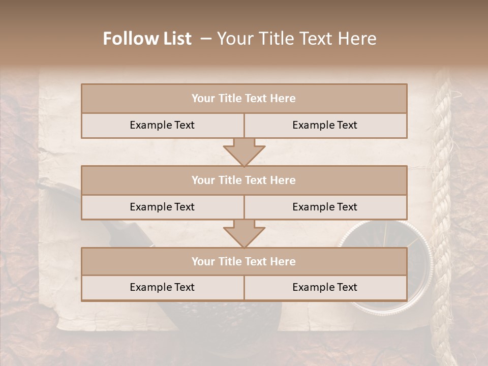 Explorer Retro Navigation PowerPoint Template