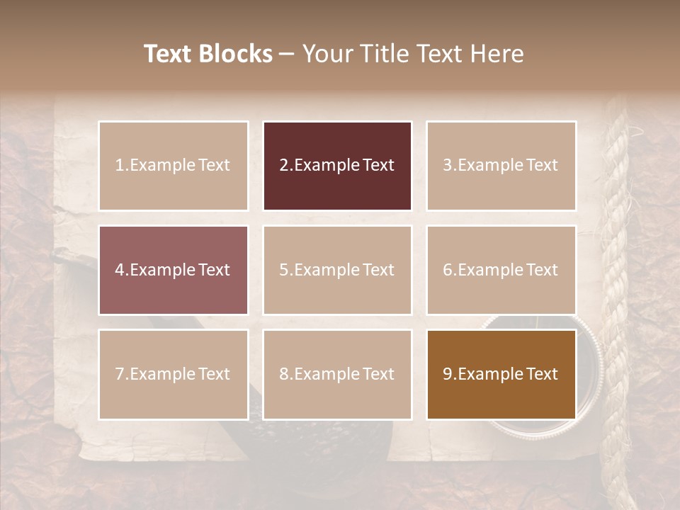 Explorer Retro Navigation PowerPoint Template