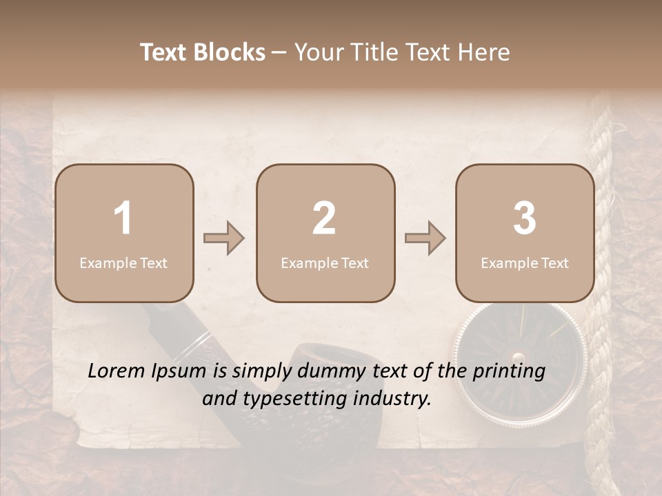 Explorer Retro Navigation PowerPoint Template
