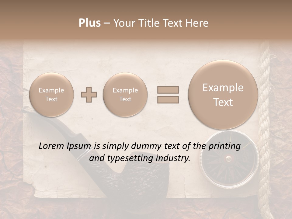Explorer Retro Navigation PowerPoint Template