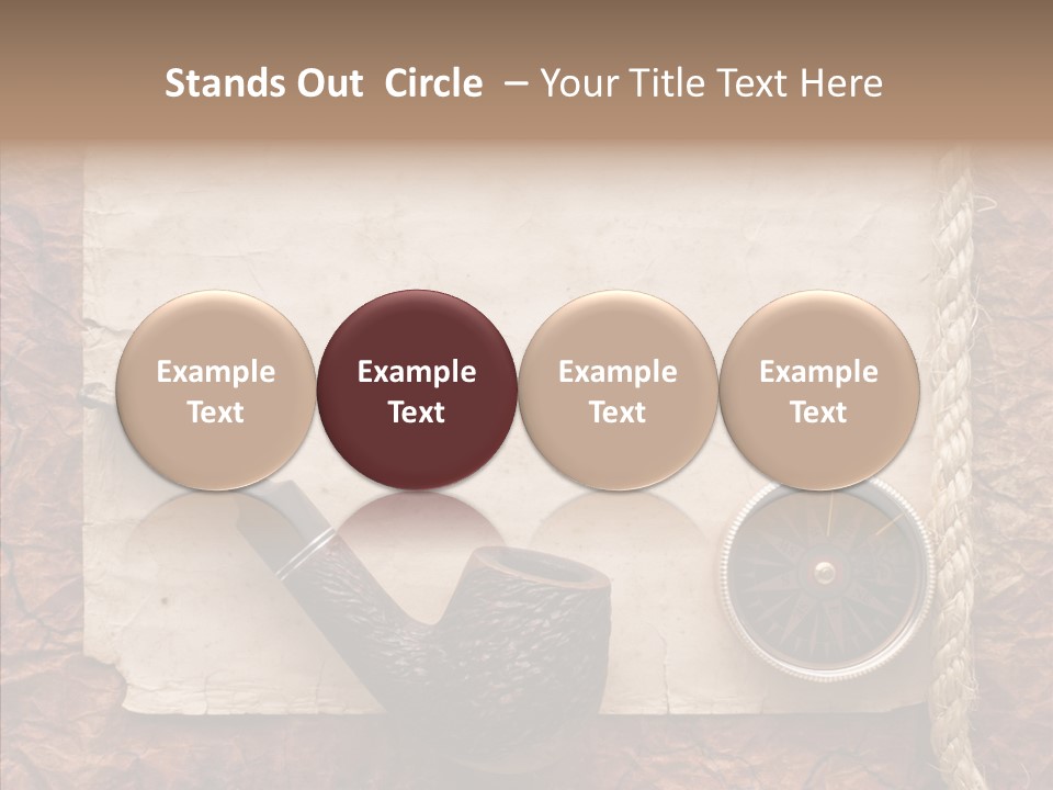 Explorer Retro Navigation PowerPoint Template