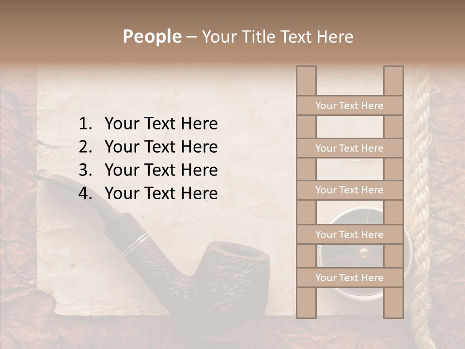 Explorer Retro Navigation PowerPoint Template