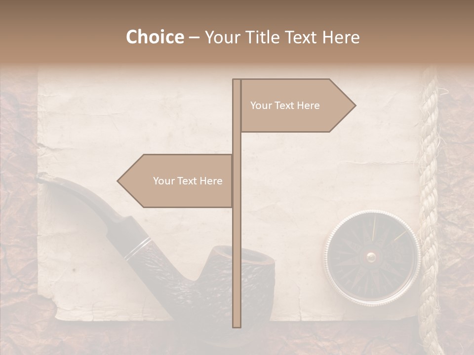 Explorer Retro Navigation PowerPoint Template