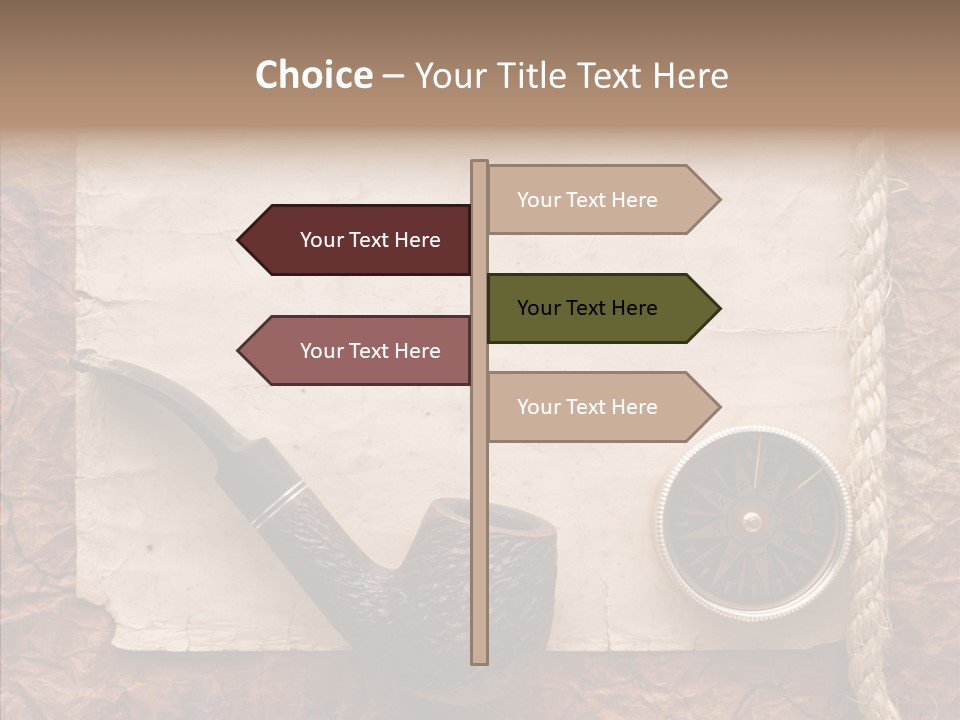 Explorer Retro Navigation PowerPoint Template