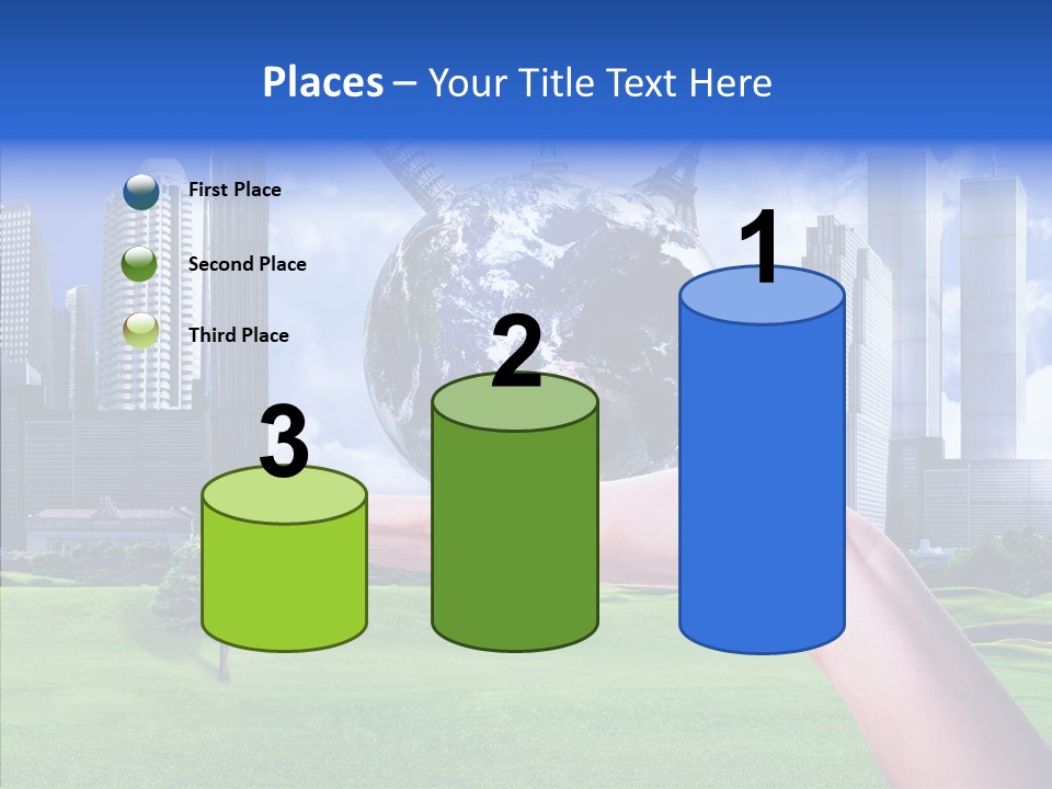 Global Planet Garden PowerPoint Template