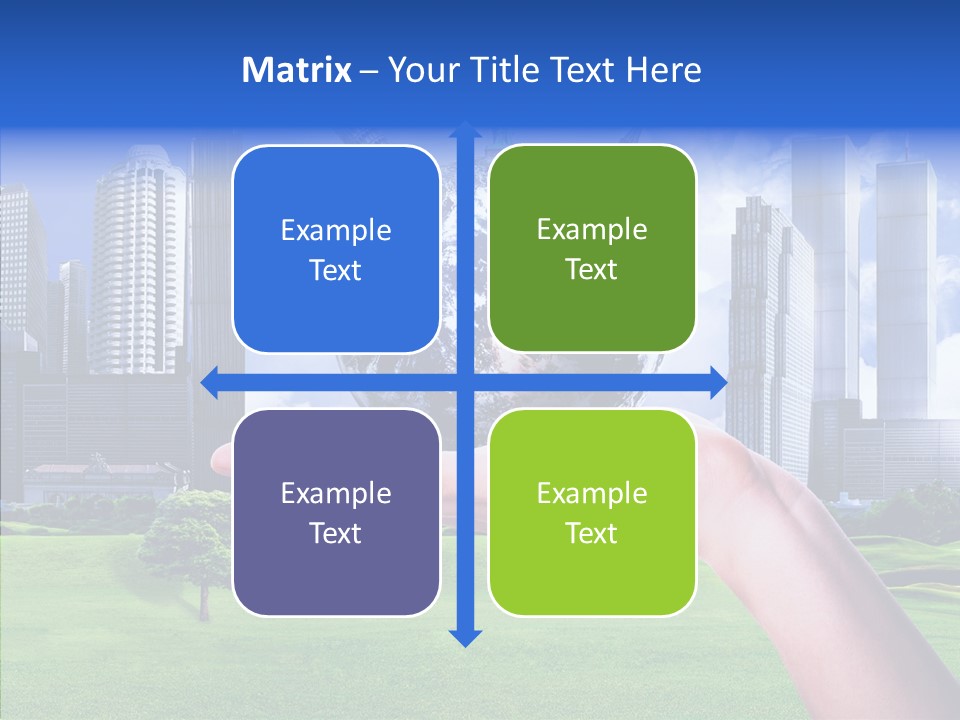 Global Planet Garden PowerPoint Template