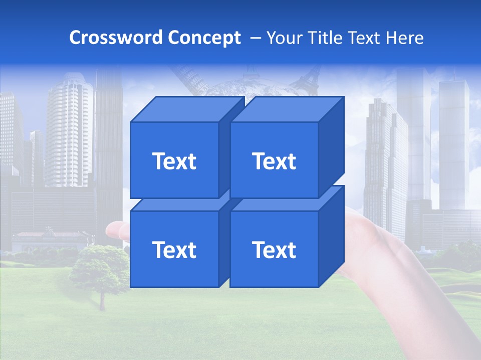 Global Planet Garden PowerPoint Template